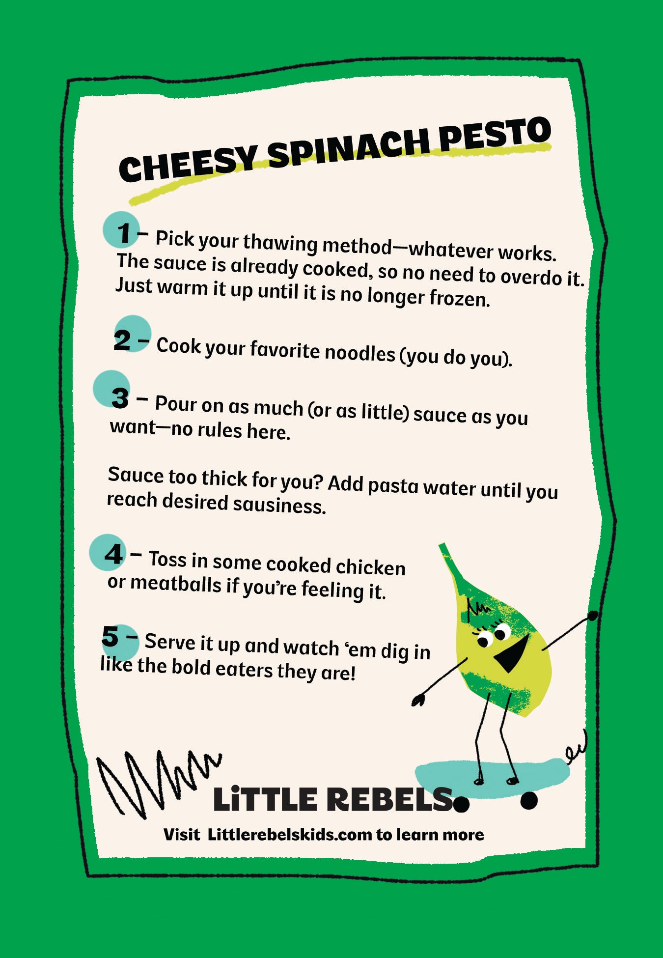 Cheesy Spinach Pesto Sauce